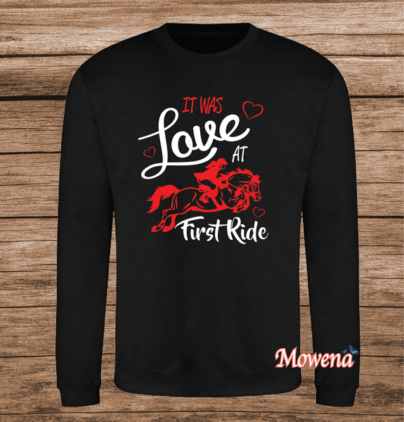 Sweater Love at first ride 2 kleuren SP0075