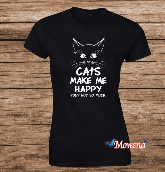 Dames Cats MAKE ME HAPPY YOU? NOT SO MUCH. Poes0004