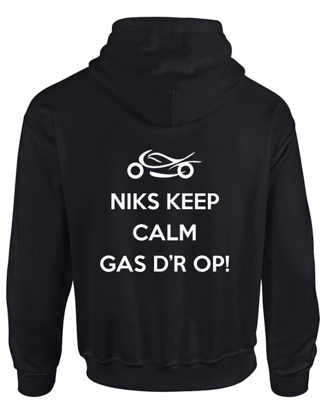 Hoodie kids niks keep calm motor of sweater