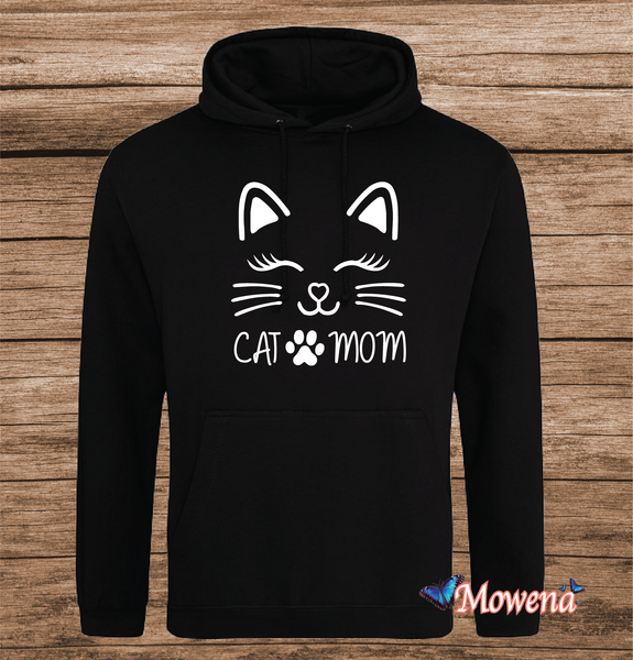 Hoodie Cat mom Poes0017