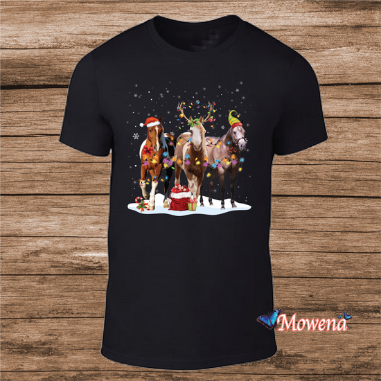 Unisex kerstpaarden full colour  PH0156