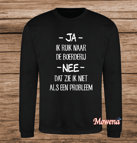 Sweater Ja ik ruik naar paarden... PH0094