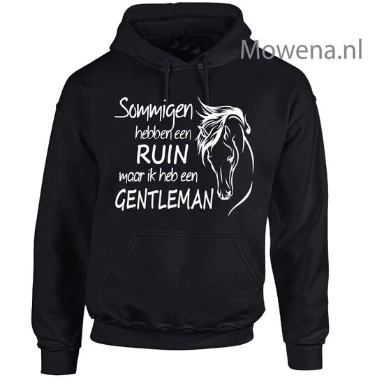 Hoodie Sommigen hebben een ruin maar ik een Gentleman P0127