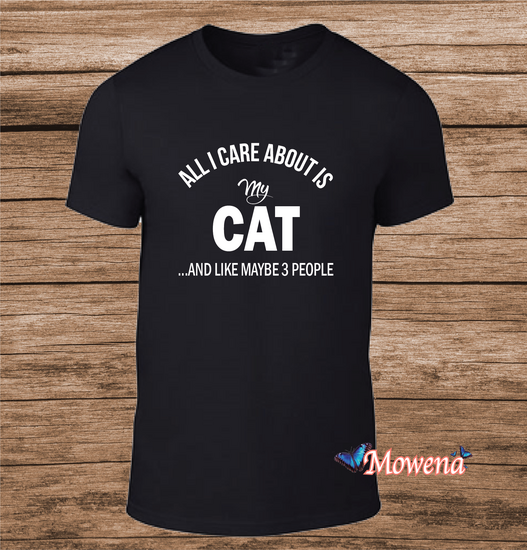 Unisex All I care about is my Cat Poes0003