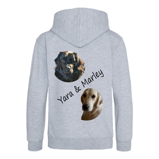 Hoodie  Wendy met honden opdruk