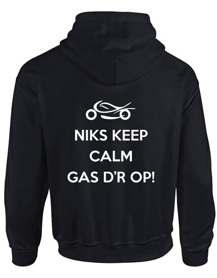 Hoodie kids niks keep calm motor of sweater