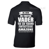 BF Unisex polo maat 2xl trotse vader amazone 