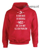 BF hoodie maat s rood