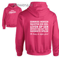 BF maat S fuchsia Voetbalmoeder hoodie